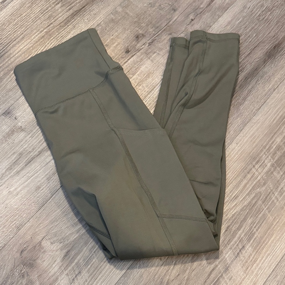 AE Everything Pocket Legging-Colour Olive Green